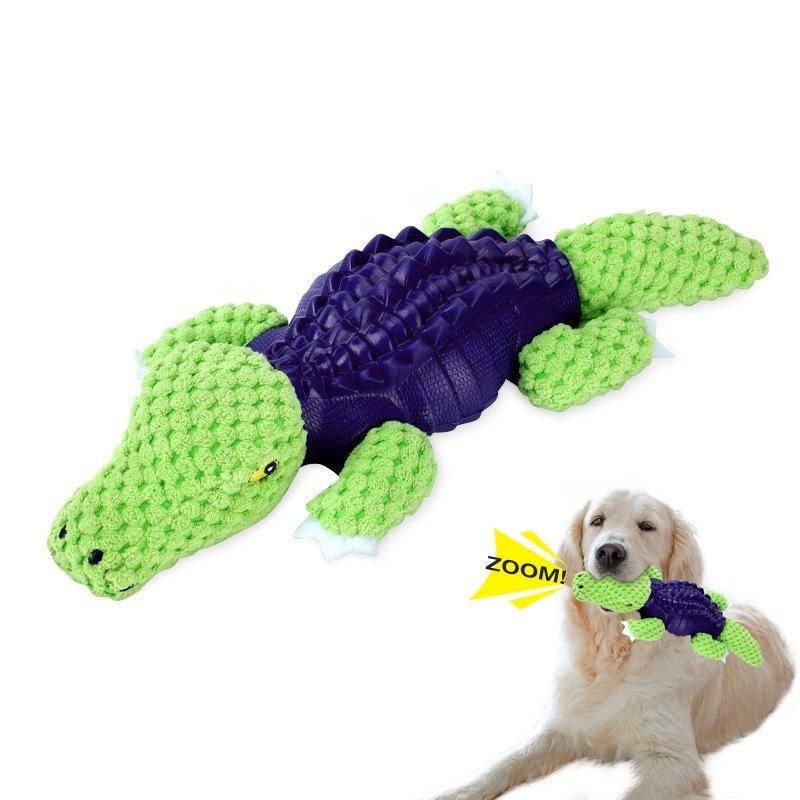 Bite-Resistant Molar Tooth Cleaning Rubber Sounding Toy
