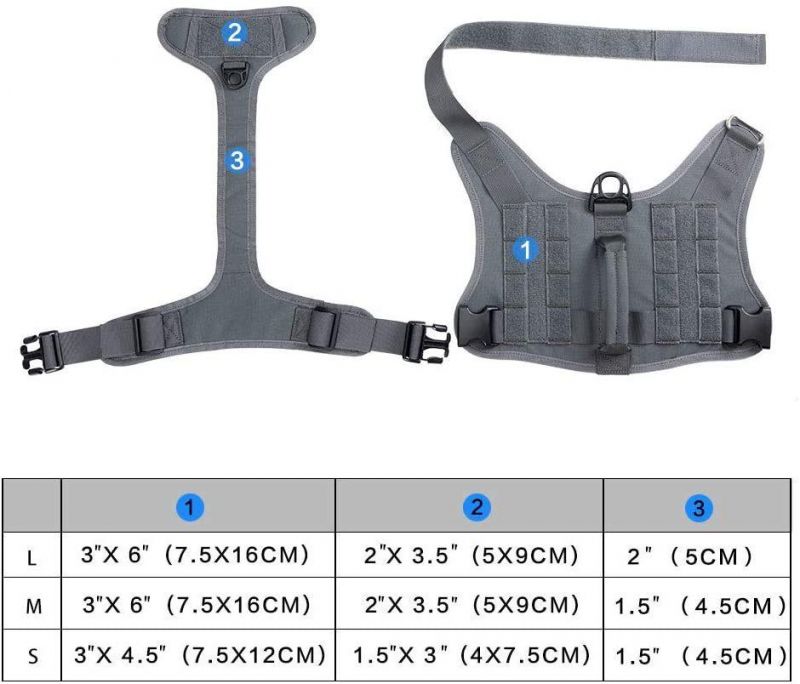 Adjustable Training Harness No Pull Tactical Harness