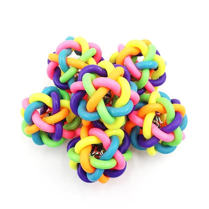 Pet Suppiles Rubber Color Chewing Pet Teeth Cleaning Toy
