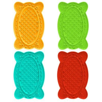 New Design Pet Feeding Mat Cute Silicone Pet Lick Mat Durable Healthy Pet Mat for Dog