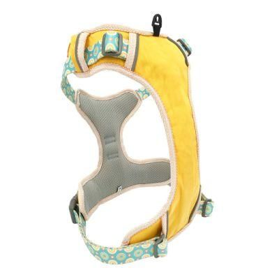 Reflective Portable Outdoor Breathable Chest Padded Mesh Adjustable Dog Harness