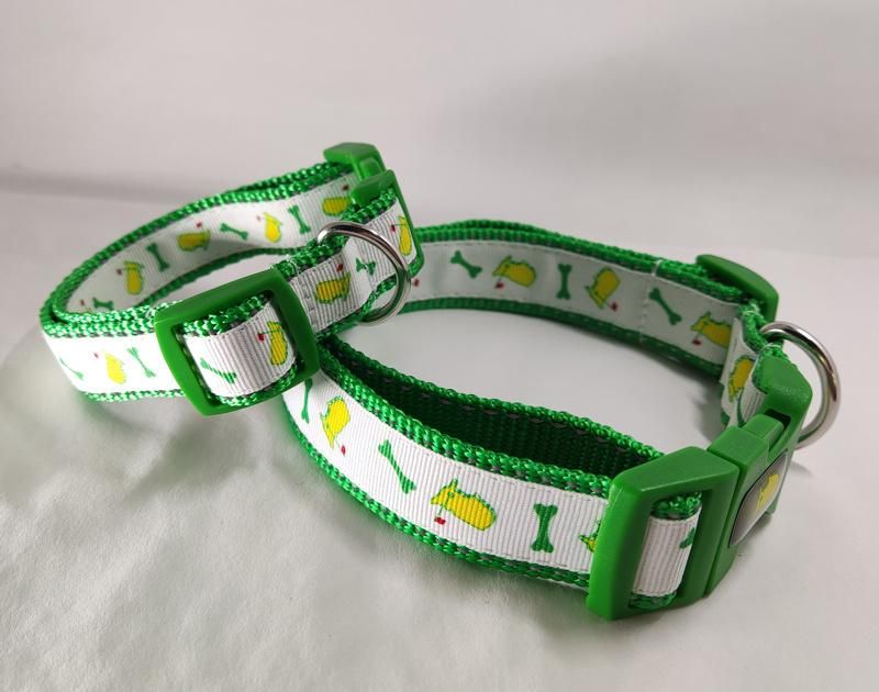 Luxury Sublimation Designer Ribbon Nylon Dog Training Collars