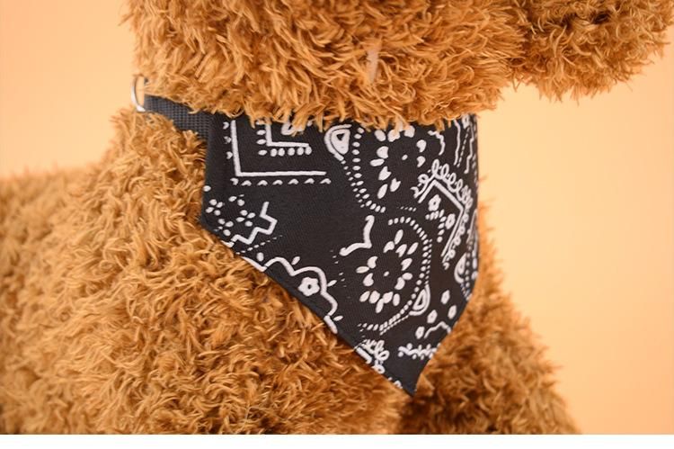 Wholesale Soft 100% Cotton Double Layer Printed Dog Bandana