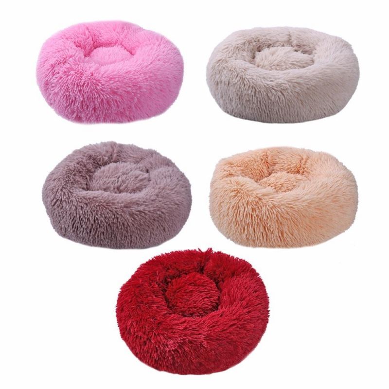 Dog Soft Warm Sleeping Plush Cushion Cat Supplies Pet Beds Sofa