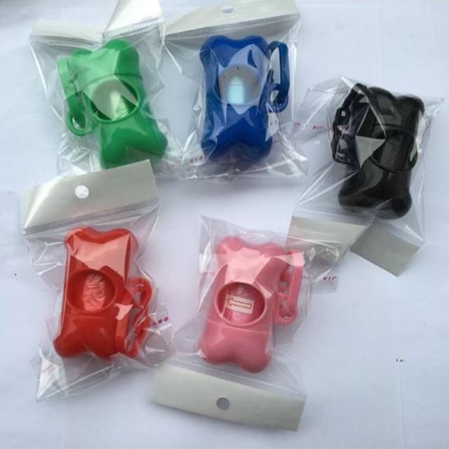 Custom Wholesale Bone Shaped Dog Poop Waste Bag Dispenser Bag Holder