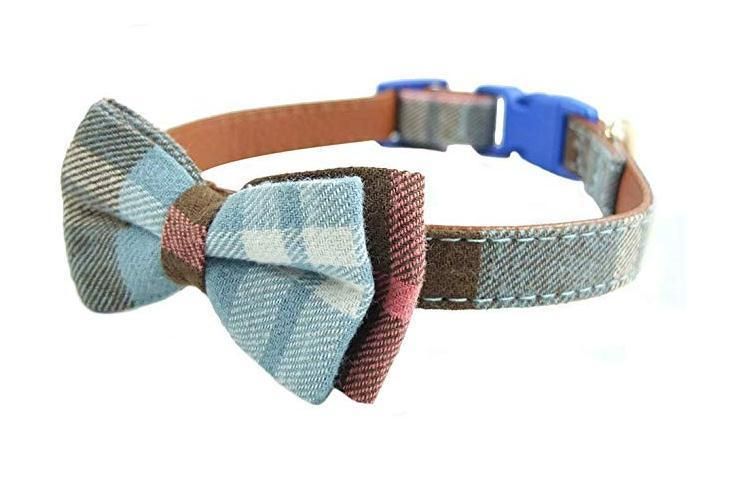 Pattern Premium Quality Dog Collar Bowtie