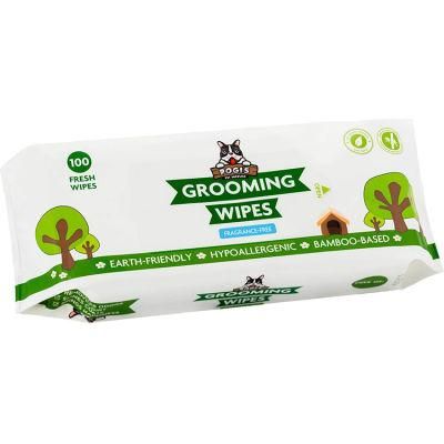 Biokleen OEM Custom Vitamin E Hypoallergenic Pet Grooming Wipes Ear Eye Organic Pet Wipes for Pets