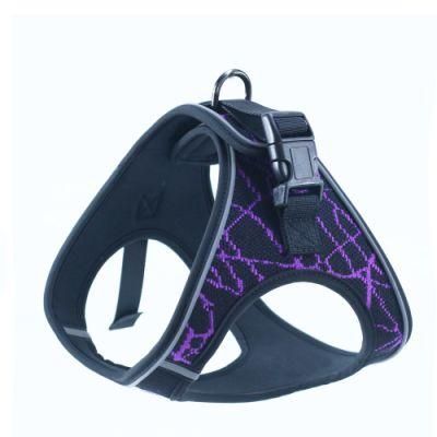 Custom Logo No Pull Durable Reflective Dog Harness Soft Padded Quick Release Pet Dog Harness Pet Accessories