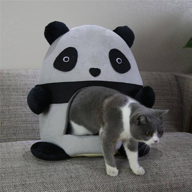 Hight Quality Ctue Pet Sofa Bed Lovely Panda Custom Luxury Pet Bed for Cat and Dog