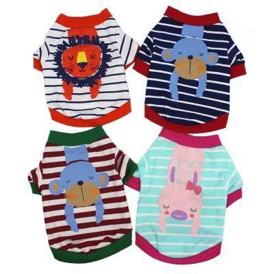 Free Sample Round Neck Multi Sizes Cotton Spring and Autumn Style Pets Dog Clothes