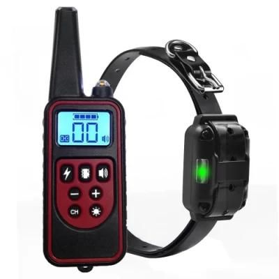 Rechargeable and Waterproof Remote Controlled Dog Training Collar System Pet Collar