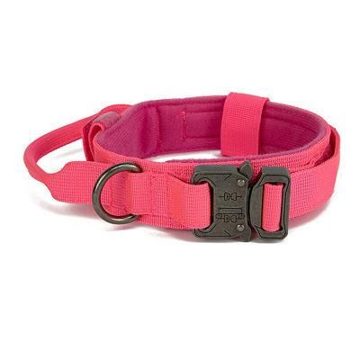Wholesale New Design Adjustable Nylon Comfortable Walking Camouflage Collars for Dogs