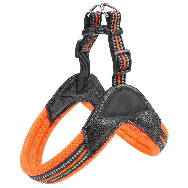 High Quality Heavy Duty Luxury Best Selling Soft Leather Y Dog Harness