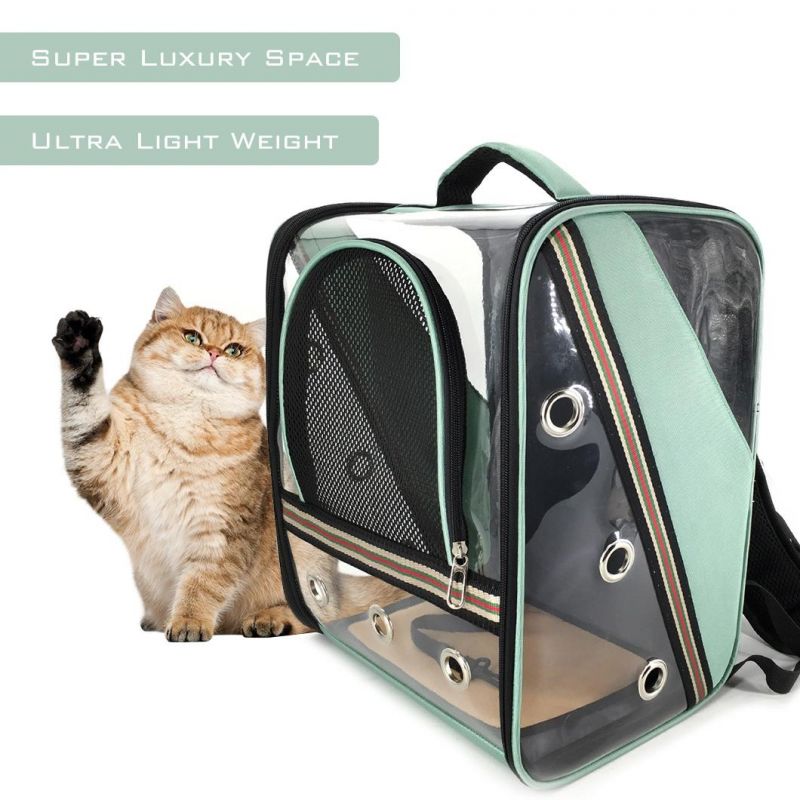 Portable Backpack Bag Transparent Waterproof Carrier Pet Dog Product Big Siz Pet Cat Backpack