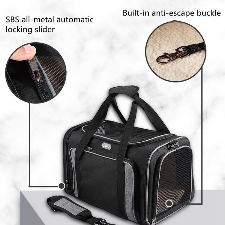 New Style Soft Sided Pet Carrier Cat Large Capacity Pet Carrier Travel Bag