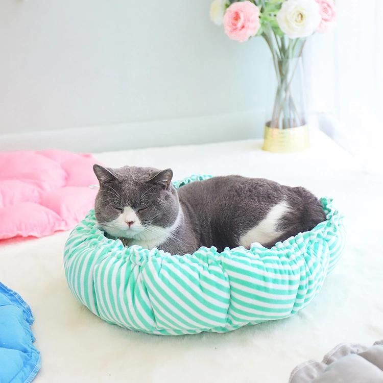 Adjustable Drawstring Round Cat Bed Covers Dog Comfortable Pet Bed Pet Mat Pad Sofa