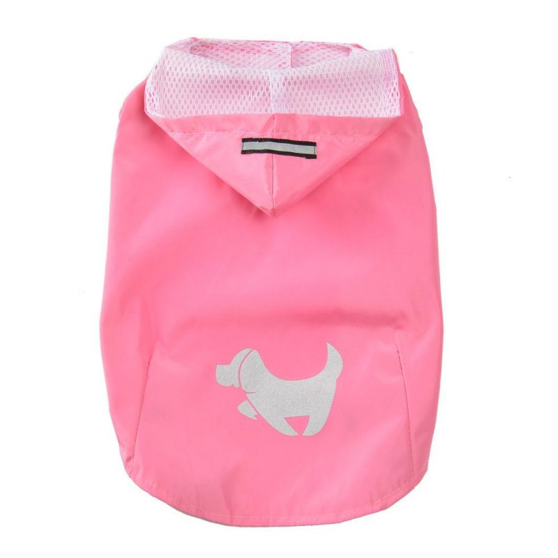 Wholesale Dog Raincoat Large Hooded Waterproof Pet Dog Raincoat with Reflective Designers Luxury Raincoat Clothes for Dogs