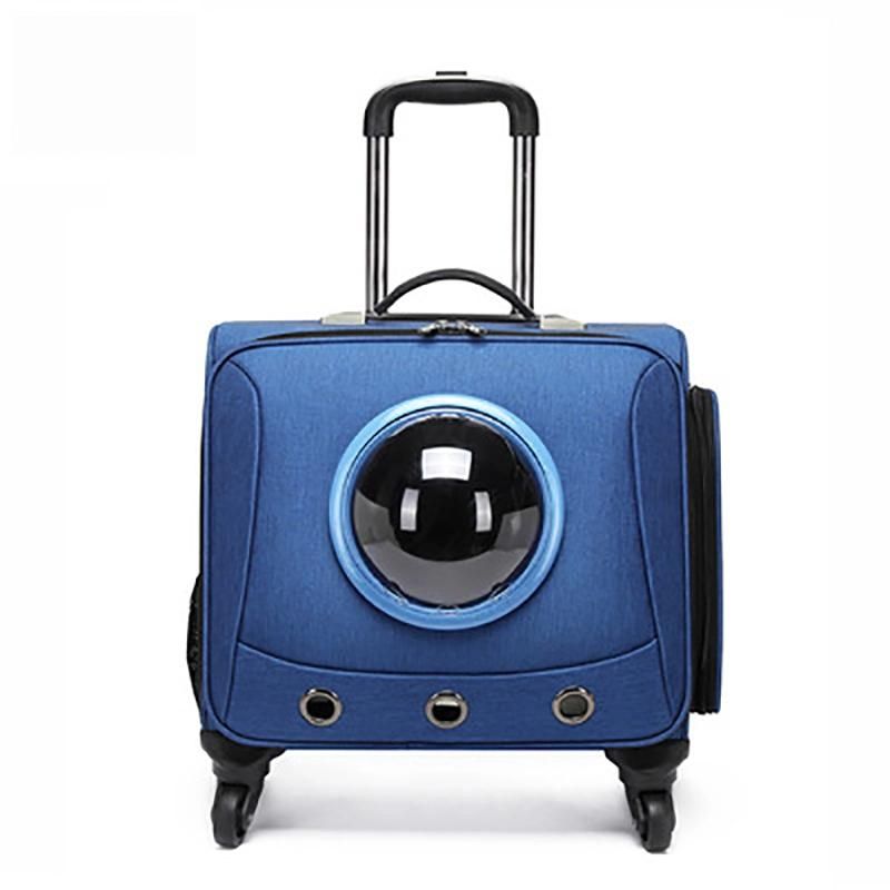 ABS Trolley Type Large Capacity Travel Pet Bag with Wheels