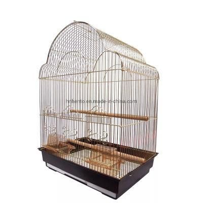 Good Quality Bird Cage with Gold Color Plating