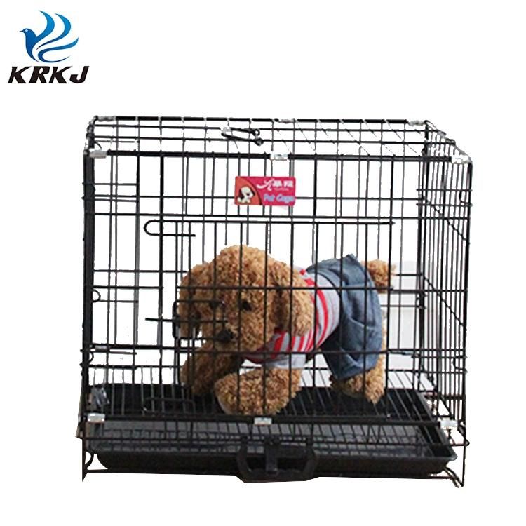 Thickness Foldable Portable Dog Plastic Flooring Cages Metal Kennels for Large and Medium Dogs