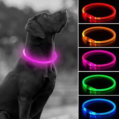 Spupps LED Dog Collar Light for Small Medium Large Dogs