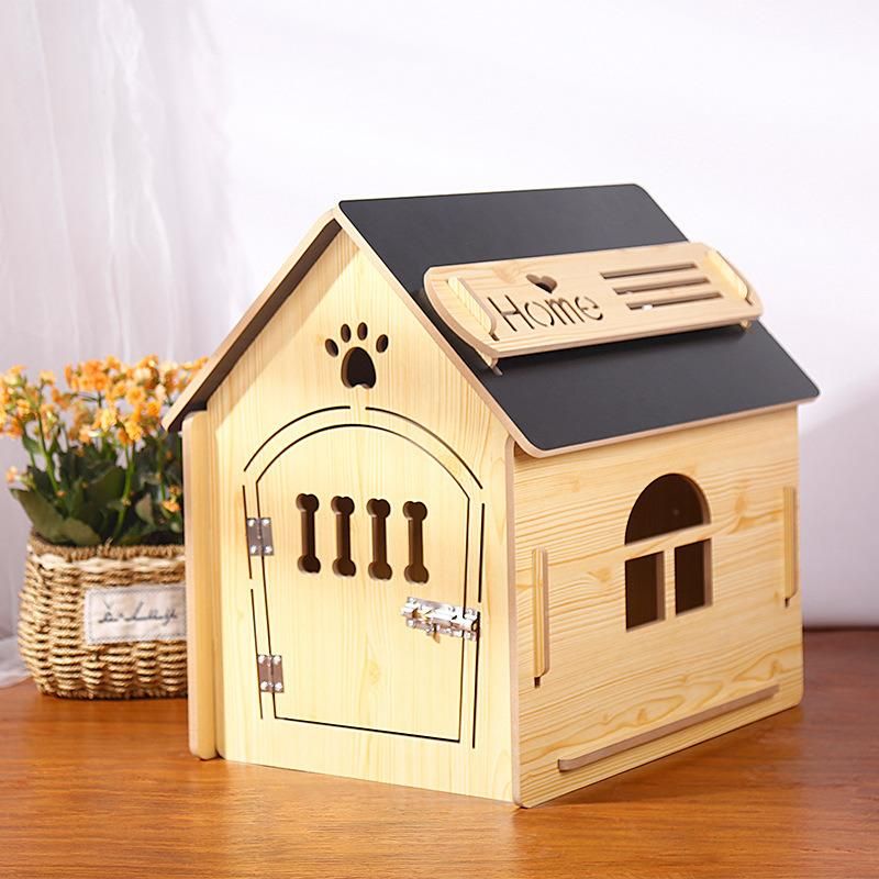 Hot Sale Wooden Cat Furniture Pet Cage Dog Bed Kennel Pet House Products Supply