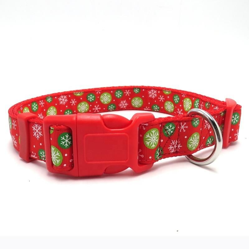 Best Selling Plastic Release Buckle Nylon Dog Collar Leash Eco-Friendly Quality Safety Pet Necklace