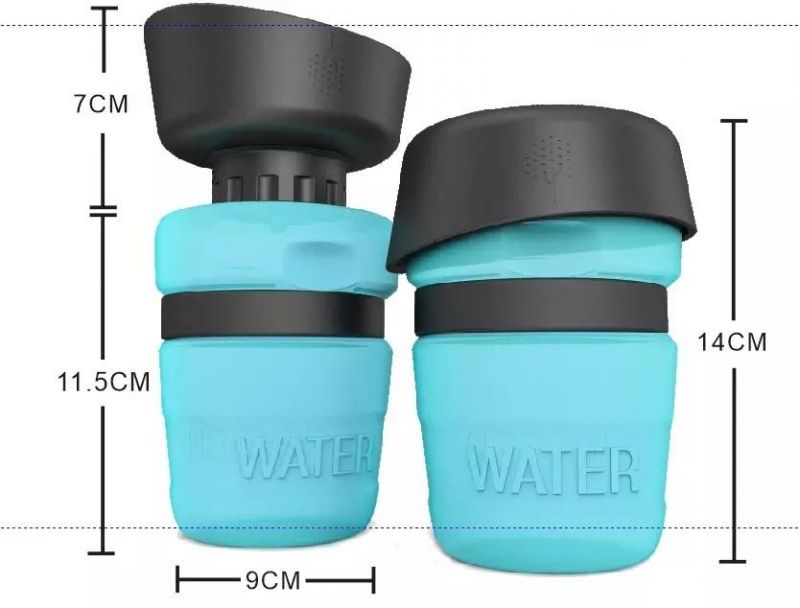 Pet Water Bottles Animal Feeding Drinking Cup Bowl Pet Water Dispenser Dog Water Bottles for Outdoor