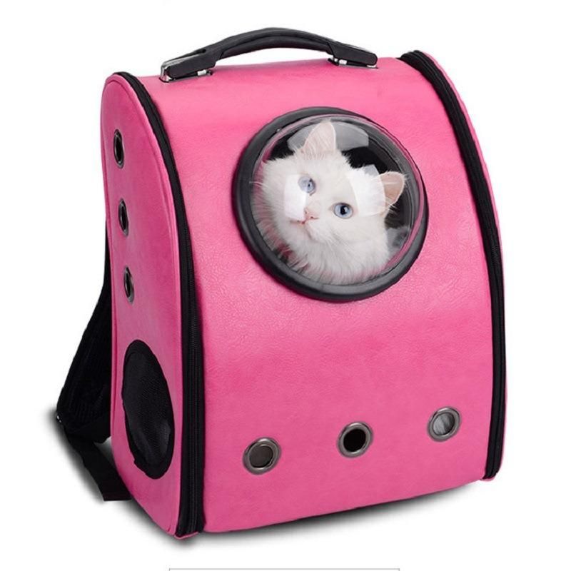 Portable Space Capsule Breathable Travel Pet Carrier Cat Bag Backpack