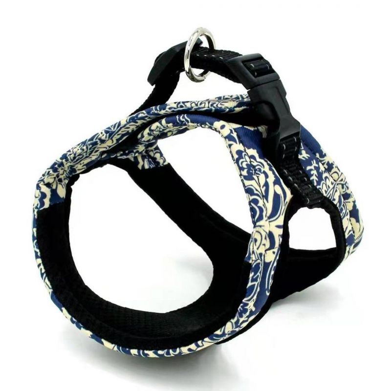 Vest Style Pet Harness with Matching Pet Leash Soft Dog Harness