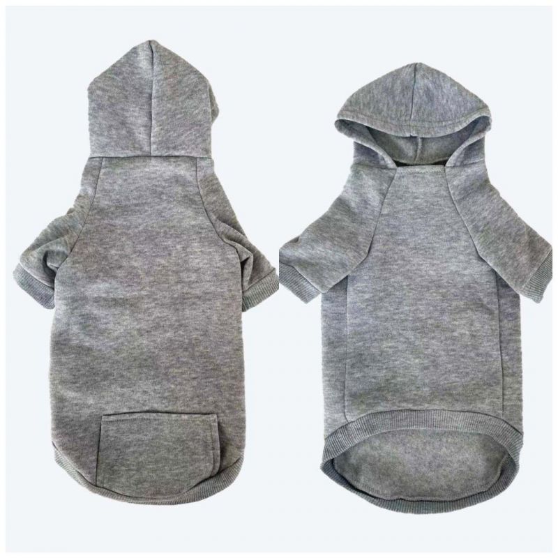 Customized Fashion Outdoor Hoodie Pocket Dog Accessories Apparel Pet Clothes