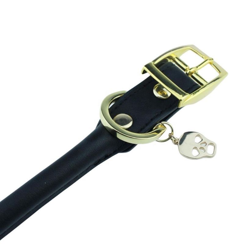 Wholesale Handmade Leather Dog Collars Plain Leather Pet Necklace