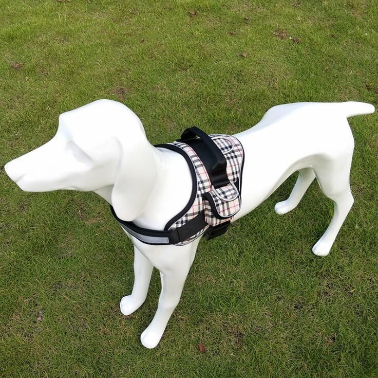 Heavy Duty No Pull Dog Harness with Poo Bag Holder with Small MOQ
