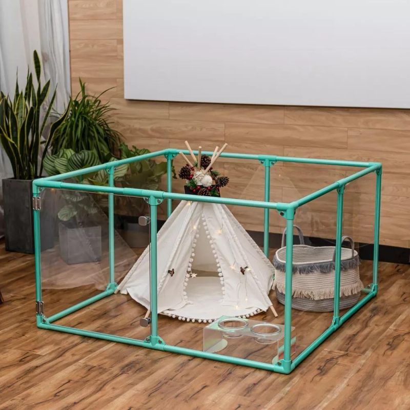 Transparent Foldable Yard Pet Fence Cage High Quality Pet Dog Playpen