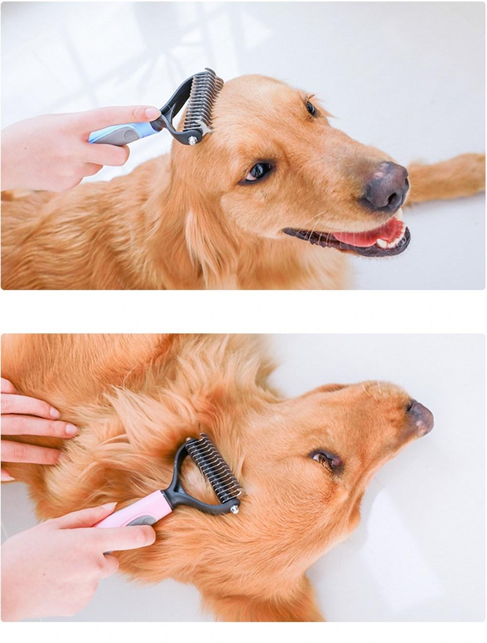 New Pet Hair Removal Comb Professional Large Dogs for Long Hair Pet Brush Grooming Tool