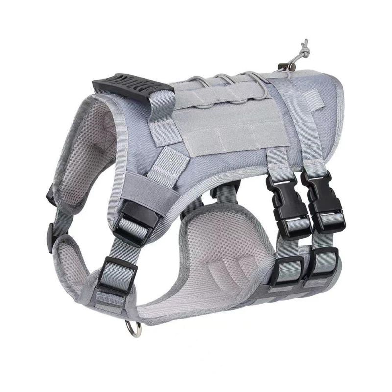 out Door Tactical Dog Harness for Hiking Training No Pull Vest Harness