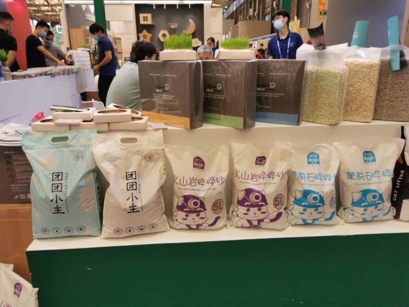 1-3.5mm Yellow Color Bentonite Cat Litter with Strong Clumping