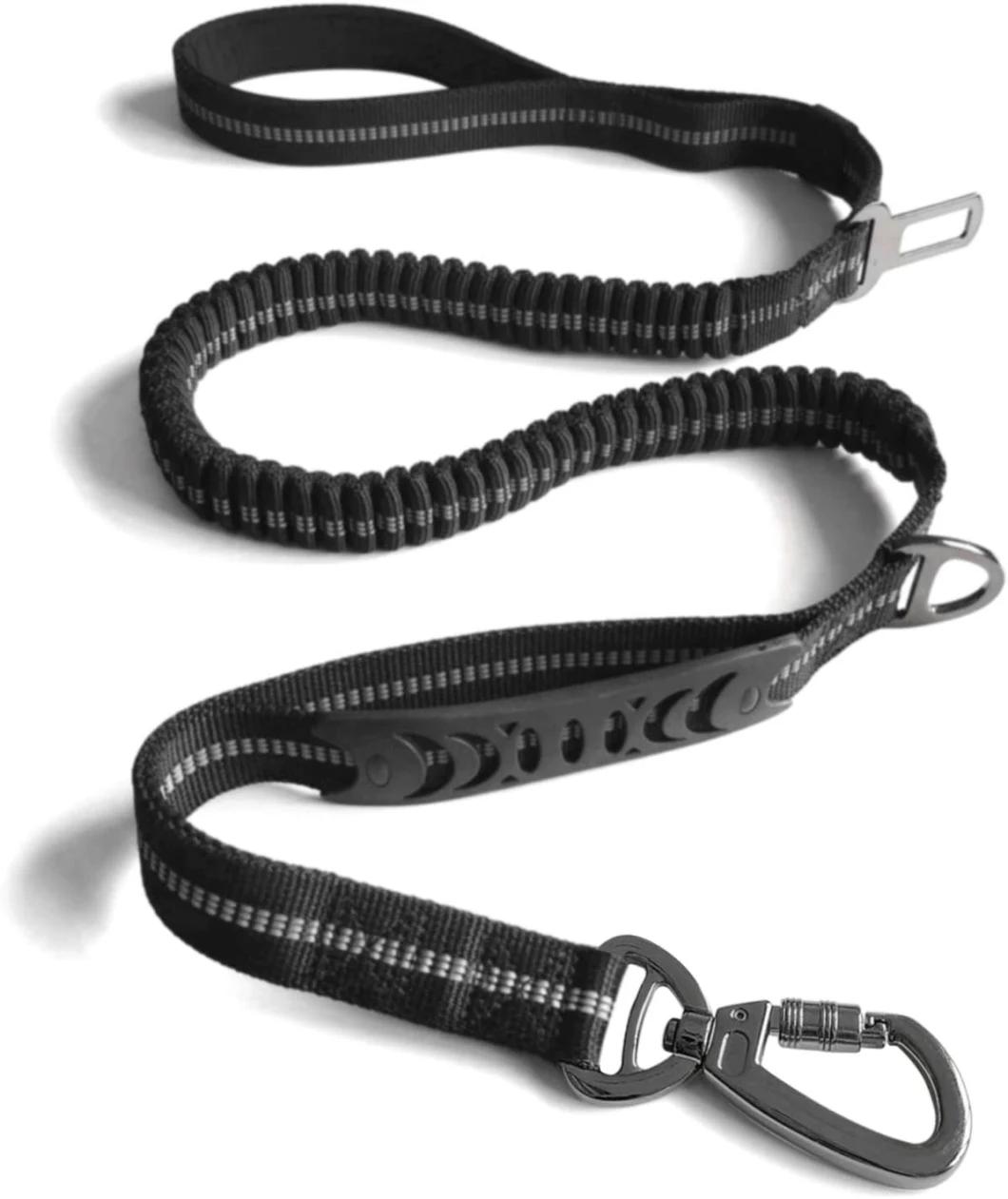 6FT Strong Bungee Dog Leash with Upgraded Reflective for Medium Large Dogs