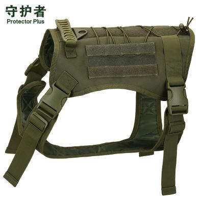 Large Dog Vest Tactical Dog Training Harness Vest with Handle