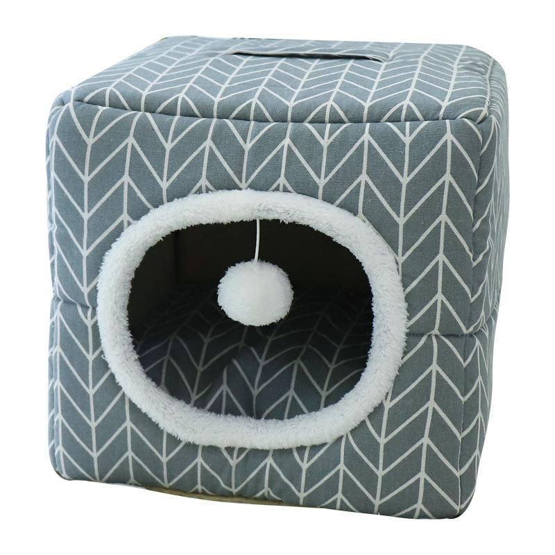 Washable Fashion Warm Luxury Indoor Bed Pet Dog Cat Househot Sale Products