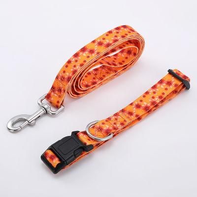 Customizable Logo Dog Leash with Neck Ring Carabiner Hook