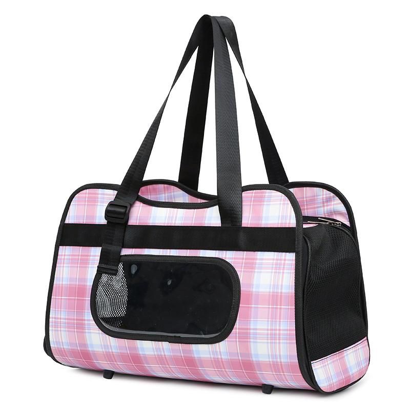 Premium Pet Carrier Soft Sided for Cats and Dogs Portable Cozy Travel Pet Bag, Car Seat Safe Carrier