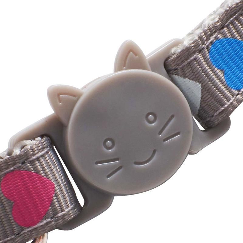 Nylon Pet Collars for Dog and Cat with Bell and Cat Buckle