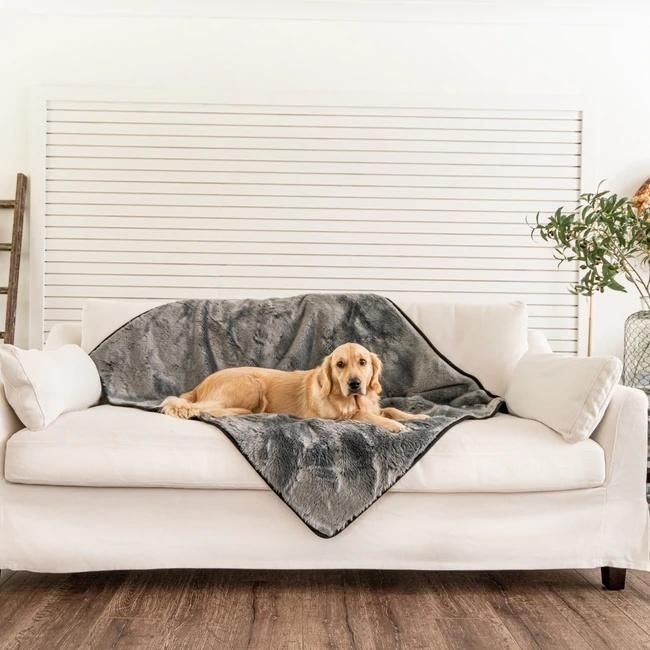 Fluffy Luxury Long Plush Faux Fur Warm Pet Sofa Bed Outdoor Blanket