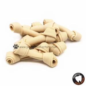 3.5&quot; OEM Knotted Bone Dog Chew Sweet Potato Flour Dog Dental Treats