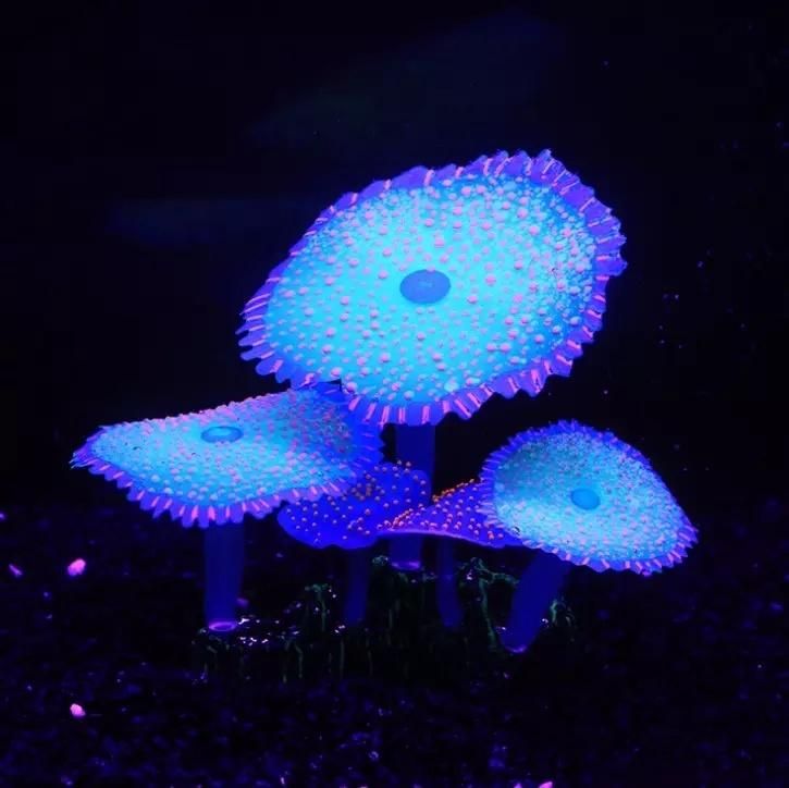 Pretty Artificial Coral Soft Silicone Coral Aquarium Fish Tank Decoration