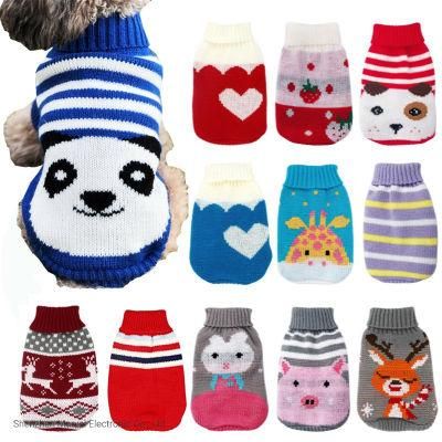 New Winter Small Medium Dogs Cats Clothes Warm Pet Sweater