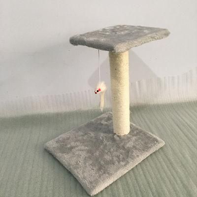 Wholesale Multifunctional Pet Furniture New Green Plant Tree Shape Cat Toy Ball Sisal Cat Scratcher Cat Cactus