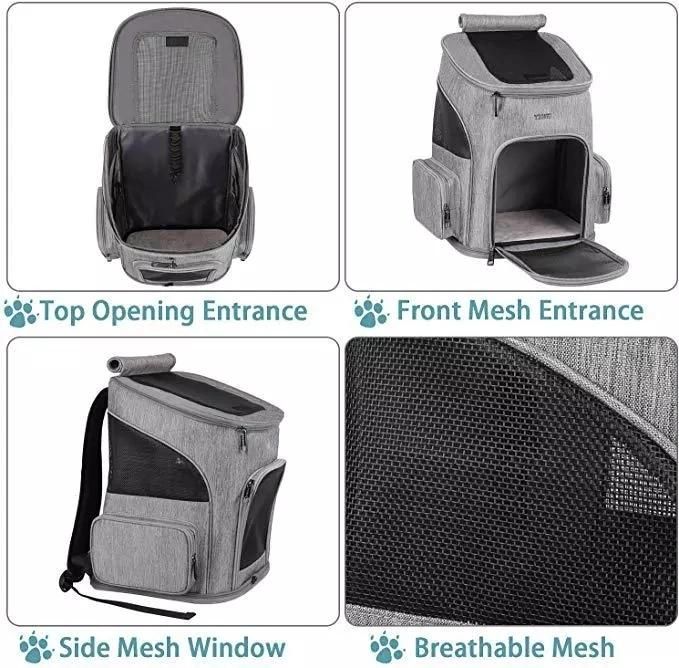 Manufacturer Customized Pet Carrier Backpack Suitable for Small Pet Cats and Dogs Can Be Customized Color Size Logo