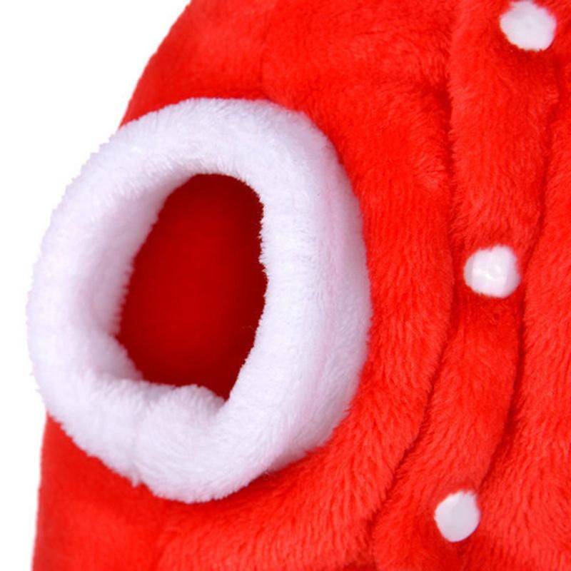 Dog Clothes Pet Dog Christmas Jacket Winter Warm Thick Cute Cartoon Small Dog Clothes